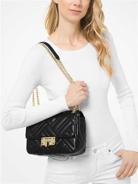 michael michael kors peyton medium quilted shoulder bag|Peyton Medium Quilted Shoulder Bag .